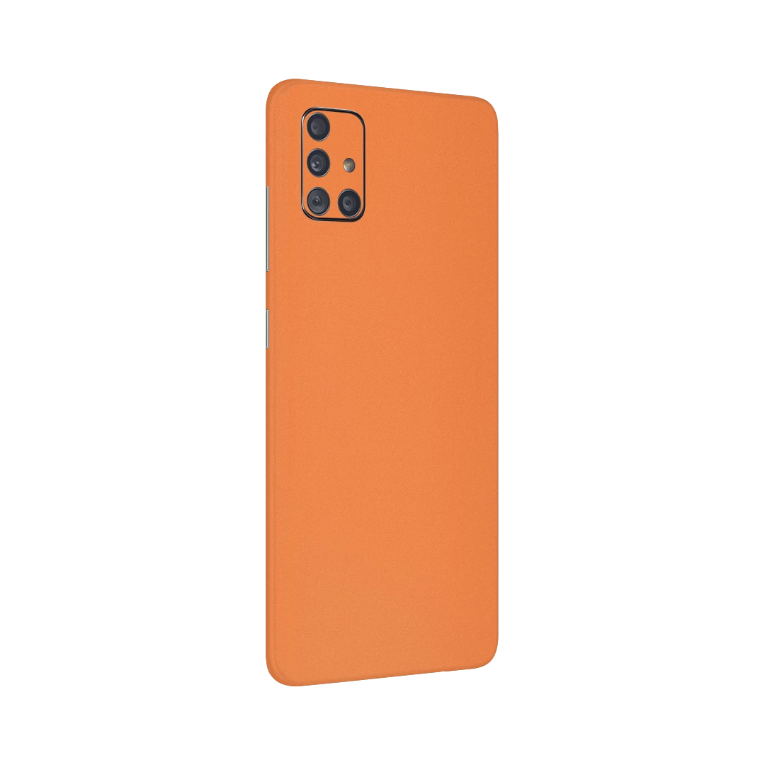 galaxy a51 cosmic orange mobile skins & wraps