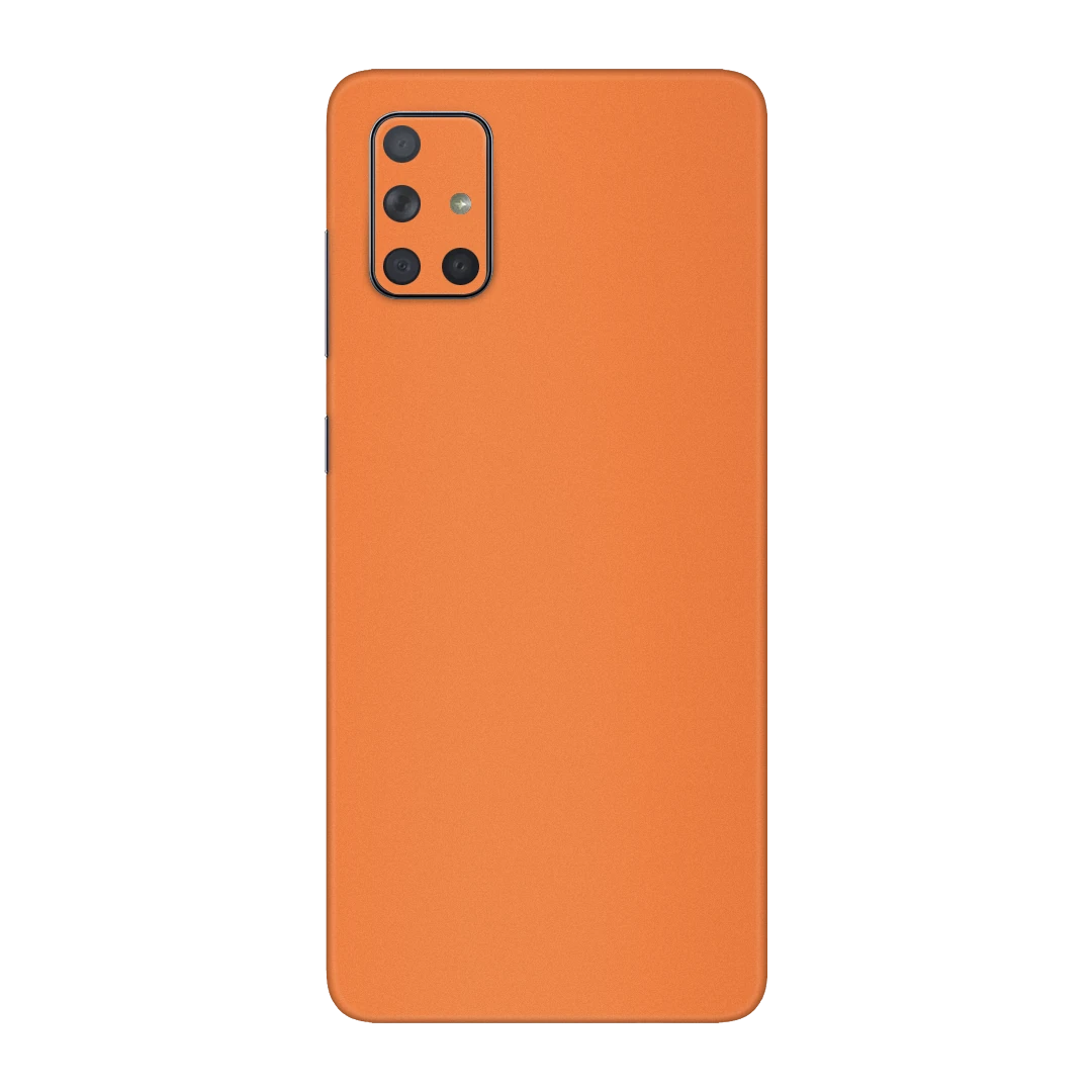 galaxy a71 cosmic orange mobile skins & wraps