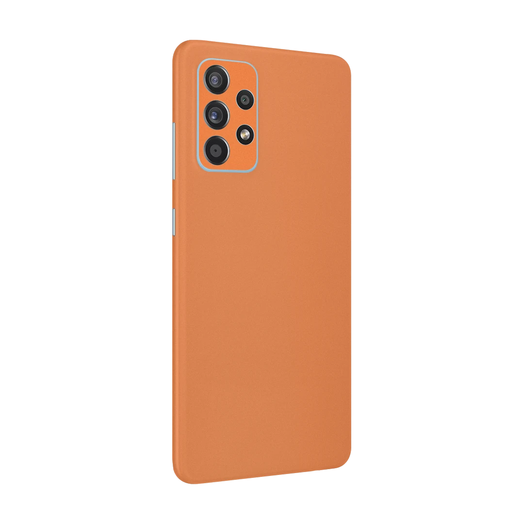 galaxy a72 cosmic orange mobile skins & wraps