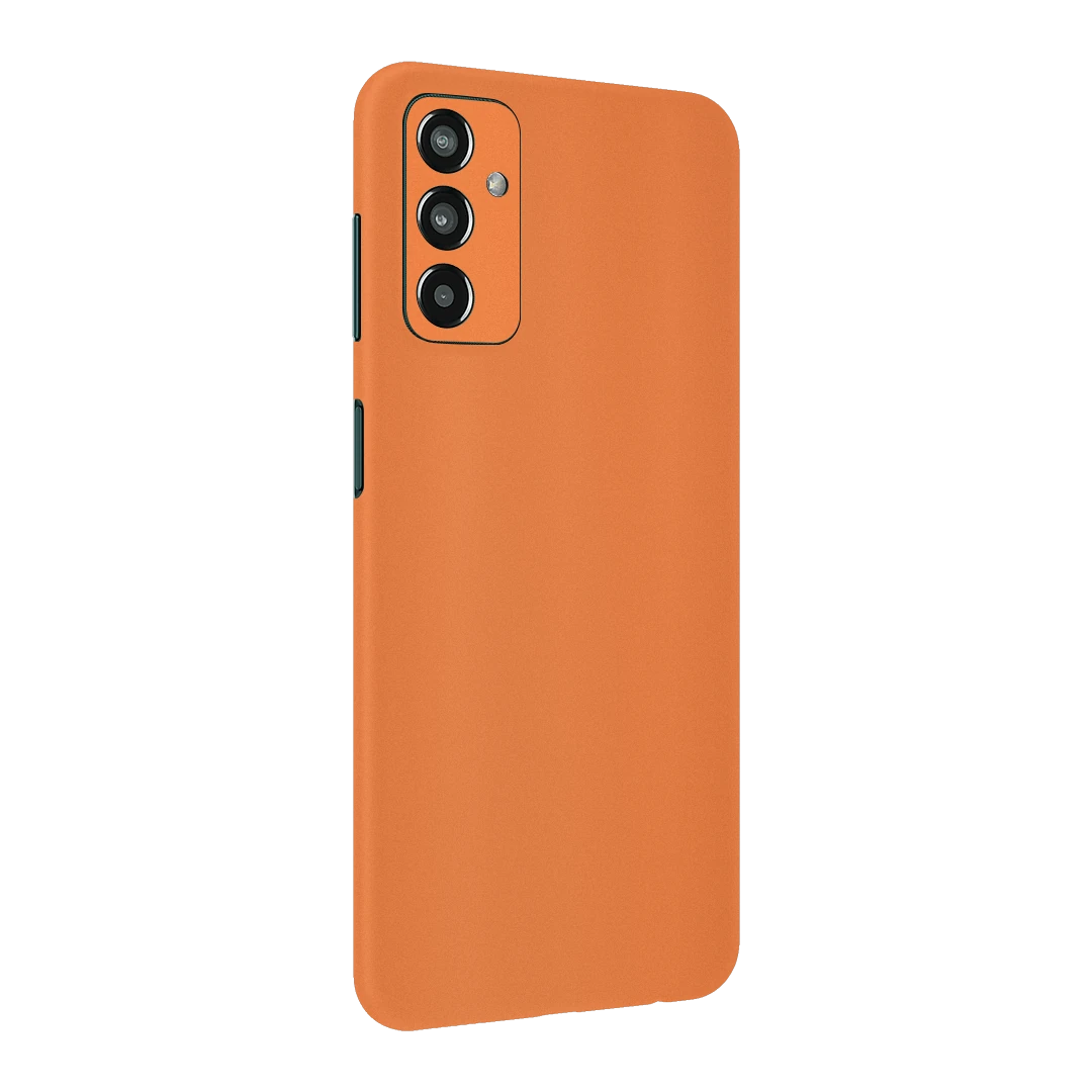 galaxy f13 cosmic orange mobile skins & wraps