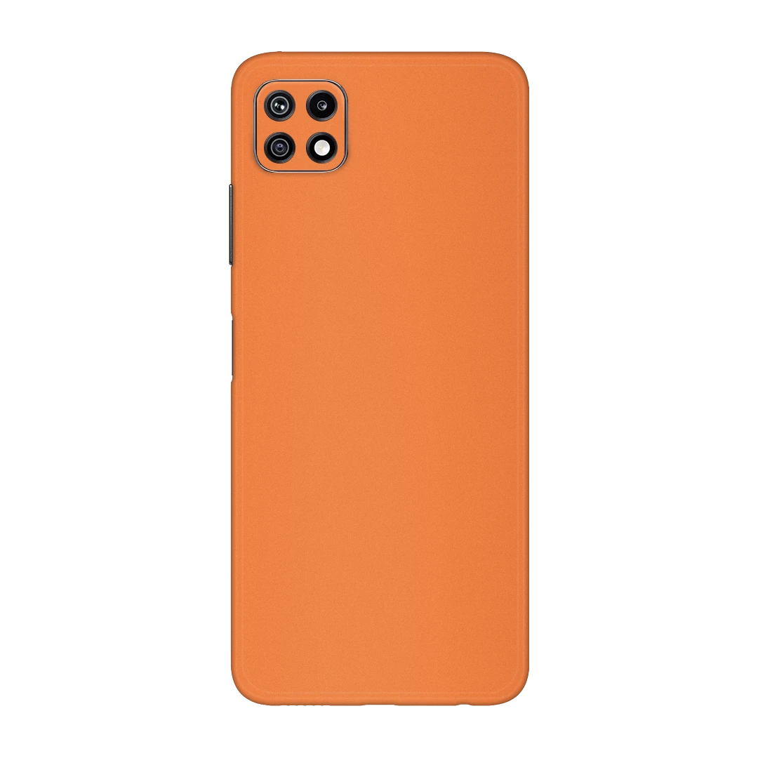 galaxy f42 cosmic orange mobile skins & wraps
