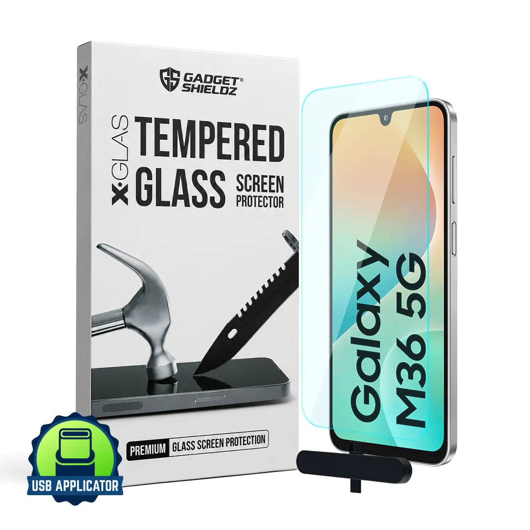 Galaxy M36 5G Tempered Glass Screen Guard Protector