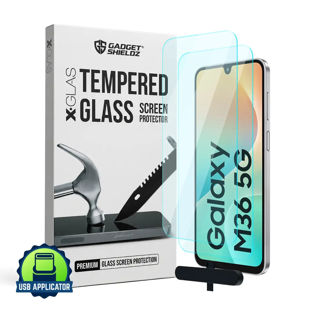Galaxy M36 5G Tempered Glass Screen Guard Protector