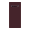 Galaxy S10 Skins & Wraps - Full Back Burgundy Skin