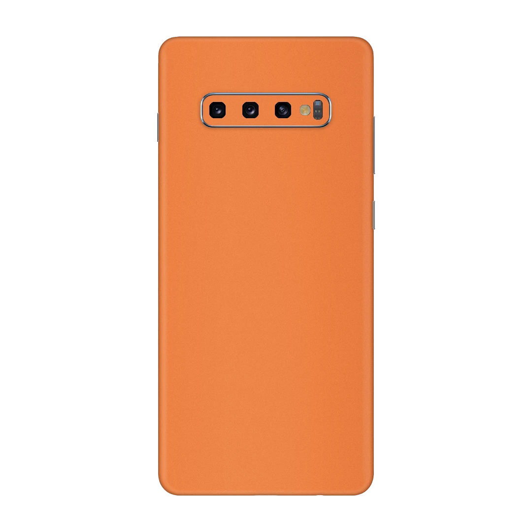galaxy s10 cosmic orange mobile skins & wraps