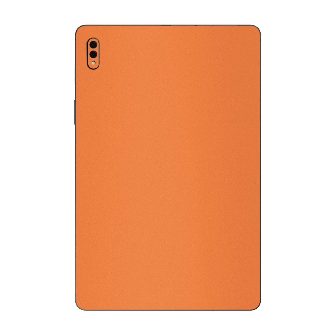 samsung galaxy tab s7 plus cosmic orange mobile skins & wraps