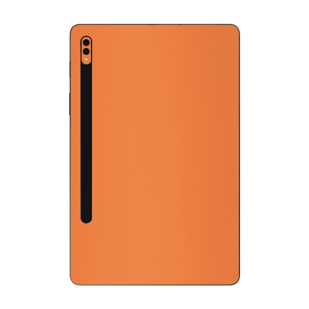 samsung galaxy tab s8 cosmic orange mobile skins & wraps