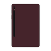 Samsung Galaxy Tab S8 Plus Skins & Wraps - Flat Back Burgundy Skin
