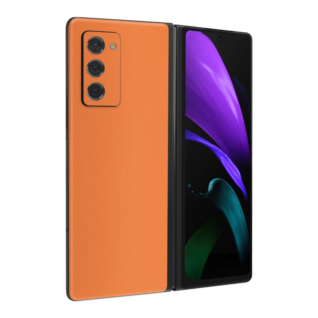 galaxy z fold 2 cosmic orange mobile skins & wraps