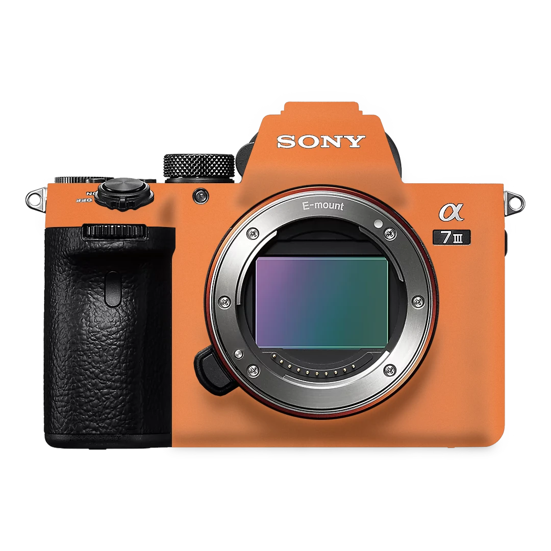 sony a7 iii cosmic orange mobile skins & wraps