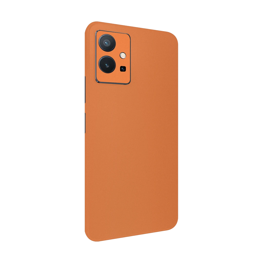vivo t1 cosmic orange mobile skins & wraps