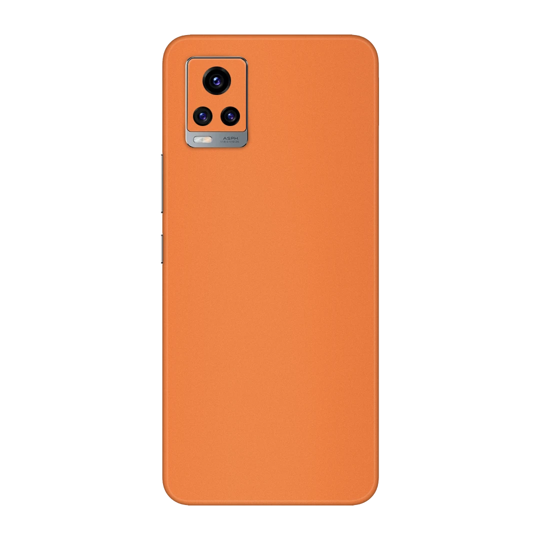 vivo v20 cosmic orange mobile skins & wraps