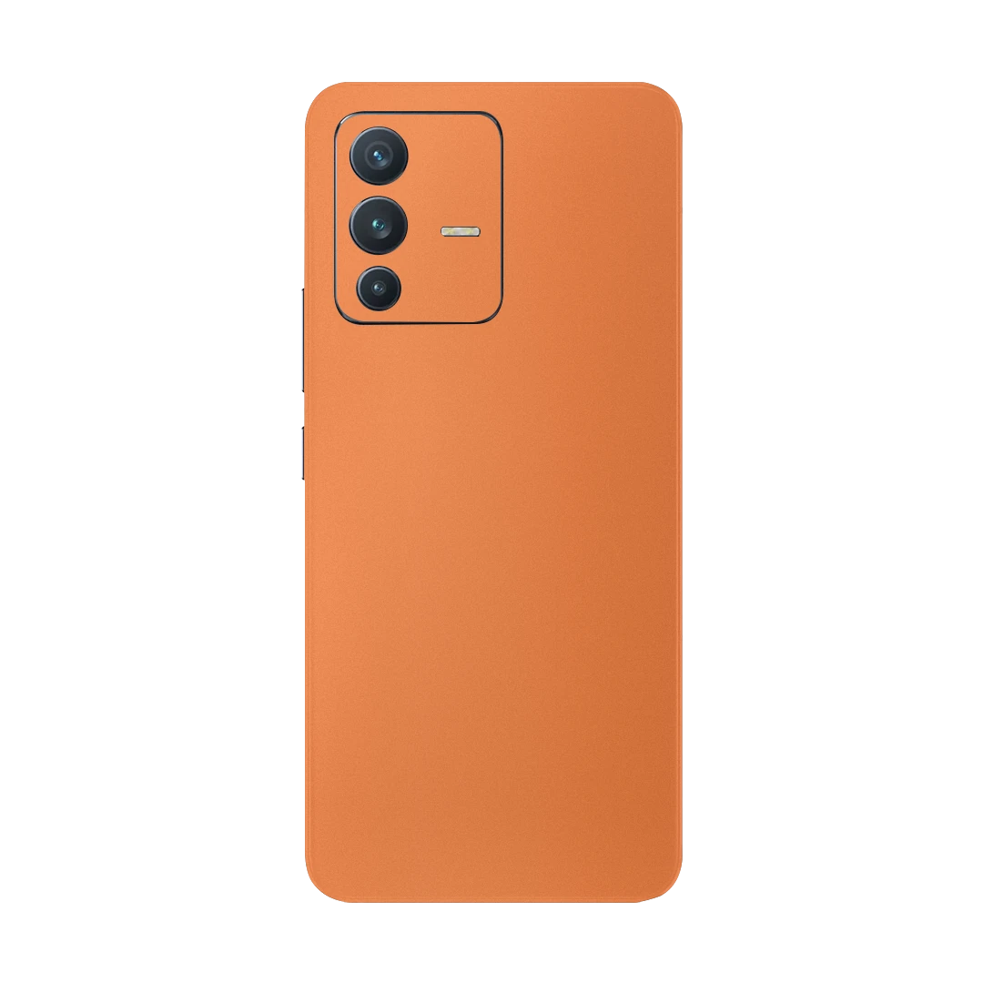 vivo v23 cosmic orange mobile skins & wraps