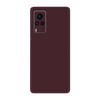 Vivo X60 Pro Skins & Wraps - Full Back Burgundy Skin