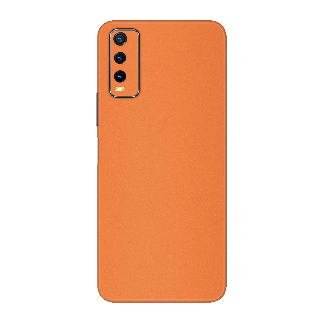 vivo y20 cosmic orange mobile skins & wraps