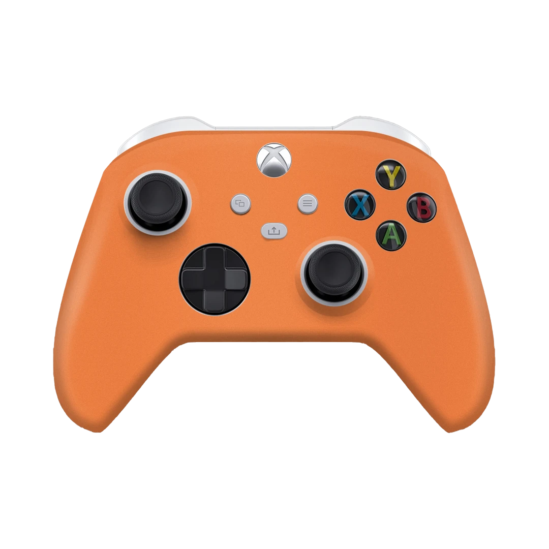 xbox series s controller cosmic orange mobile skins & wraps